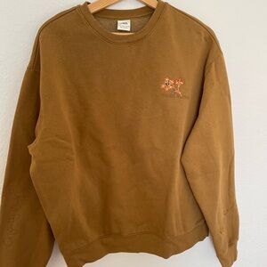 Zara Mixed Embroidered Sweatshirt, Size S